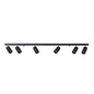 Spotlight Six Light Black Bar (LL 1019-06-GU-)