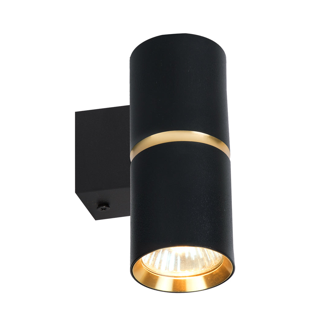 Wall Lamp Round Black/White (LL 1027-GU-)