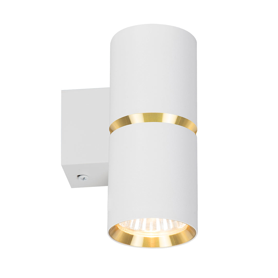 Wall Lamp Round Black/White (LL 1027-GU-)