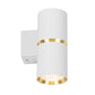 Wall Lamp Round Black/White (LL 1027-GU-)
