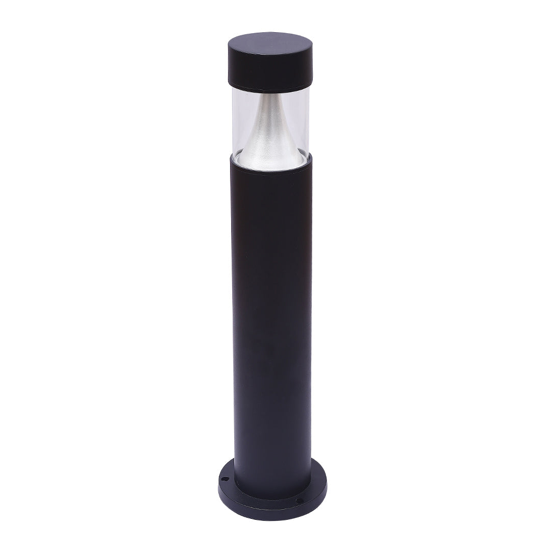 Modern LED Bollard (LL 22BL-65-06-BK-WW)