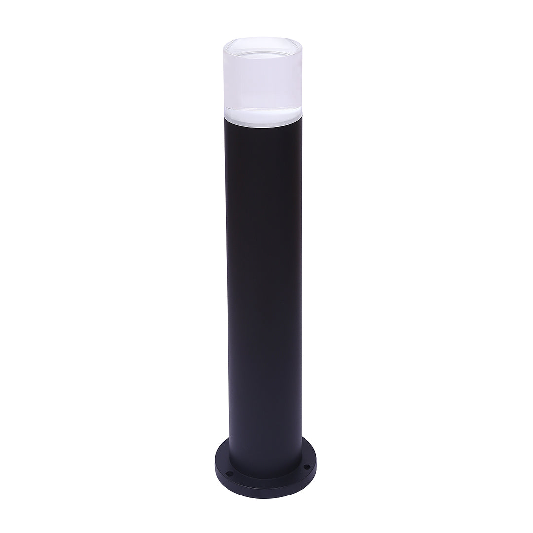 Simple Garden LED Bollard (LL 22BL-66-06-BK-WW)