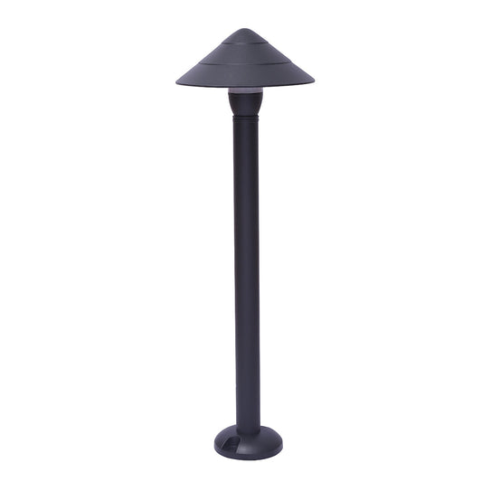 Black Mushroom LED Bollard (LL 22BL-68-06-BK-WW)