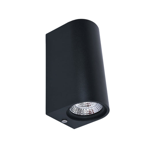 Black Up & Down COB Wall Light (LL 2304-BK-WW)