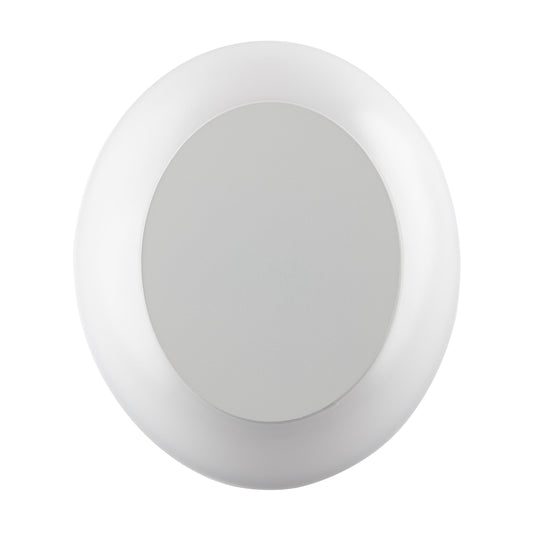 Double Oval Disk Wall Light (LL 6008-WH-WW)