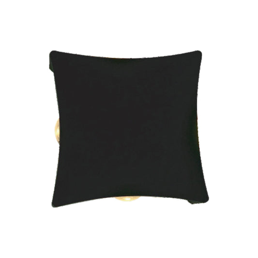 Small Black Cushion-shaped Wall Light (LL 6014-BK-WW)