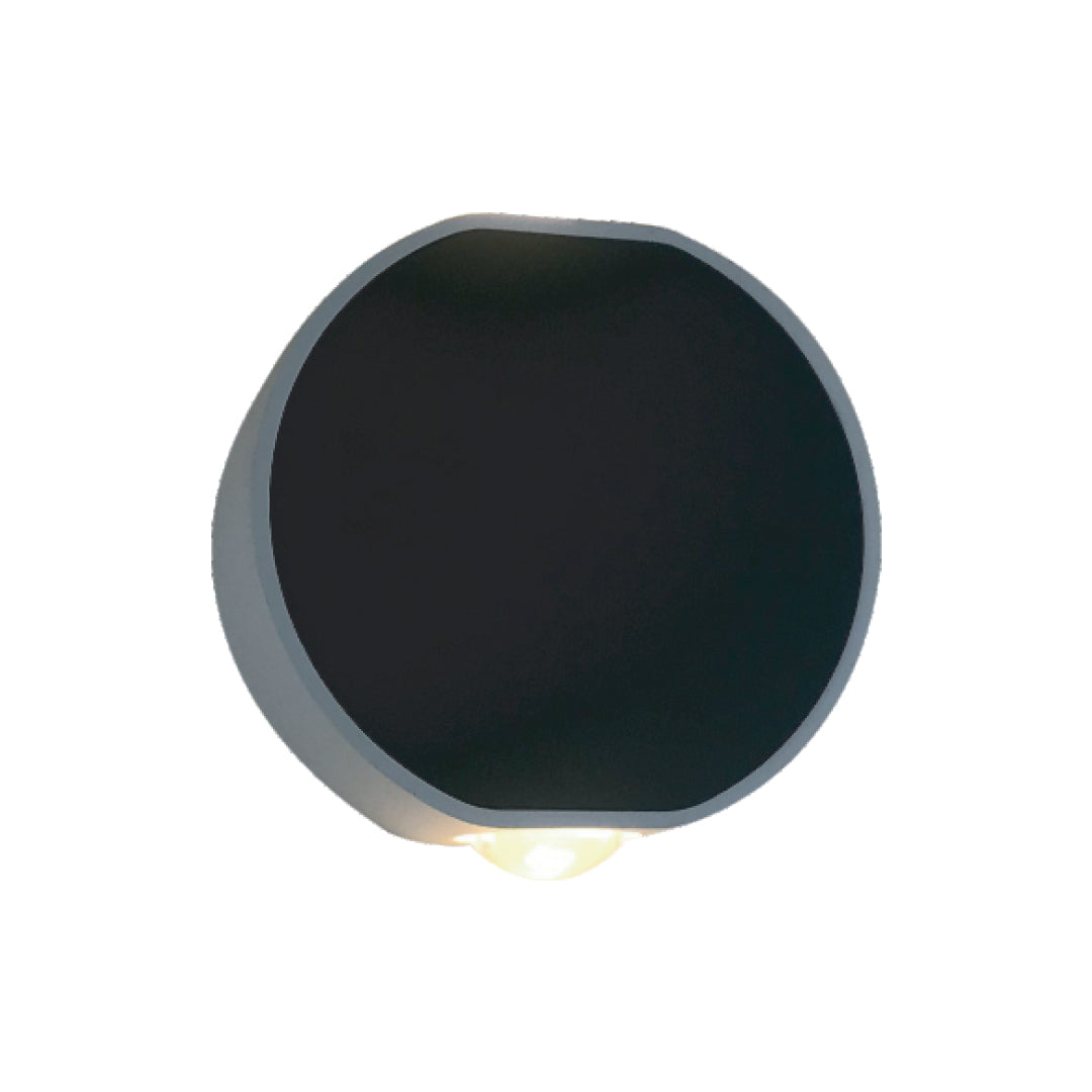 Round 2 Way Wall Light (LL 6018-20-BK-WW)