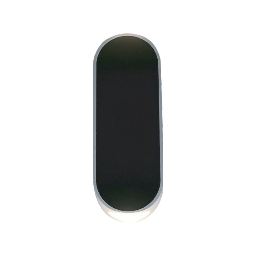 Rectangular Wall Light With Rounded Edges (LL 6019-20-BK-WW)