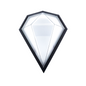 Diamond Shape LED Warm White Bulkhead (LL 6054-BK-WW)