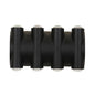 Dual Fancy LED Wall Light (LL 6106-BK-WW)
