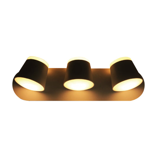 360 Degrees 3 Way LED Wall Lamp (LL 6203-20-BK-WW)