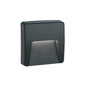 Square Curved LED Step Light (LL ABS-4911-BK)