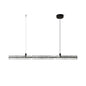 Linear Pendant Light with Crystal Effect LED (WH 2024-48-15-TC)