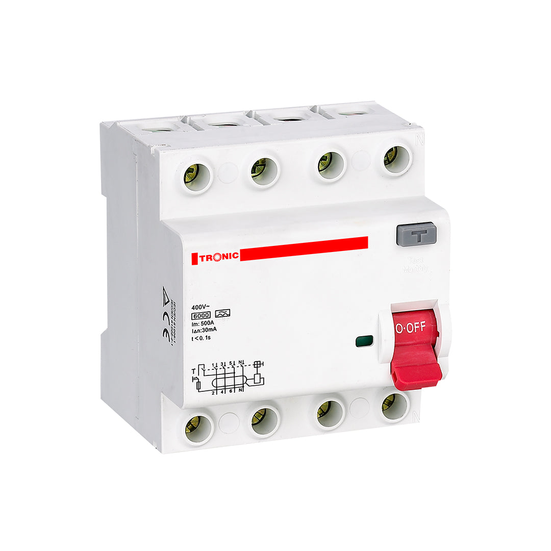 Residual Current Circuit Breaker 4 Pole Electromagnetic 63A RCCB (MC CHRC-63-04-300)