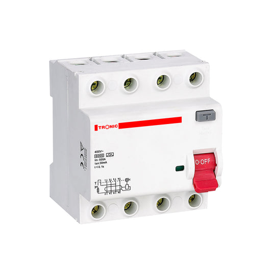 Residual Current Circuit Breaker 4 Pole Electromagnetic 63A RCCB (MC CHRC-63-04-300)