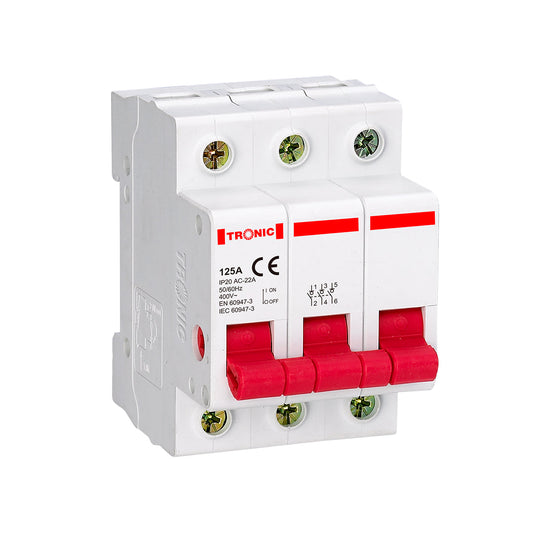 125A 4Pole PVC Isolator