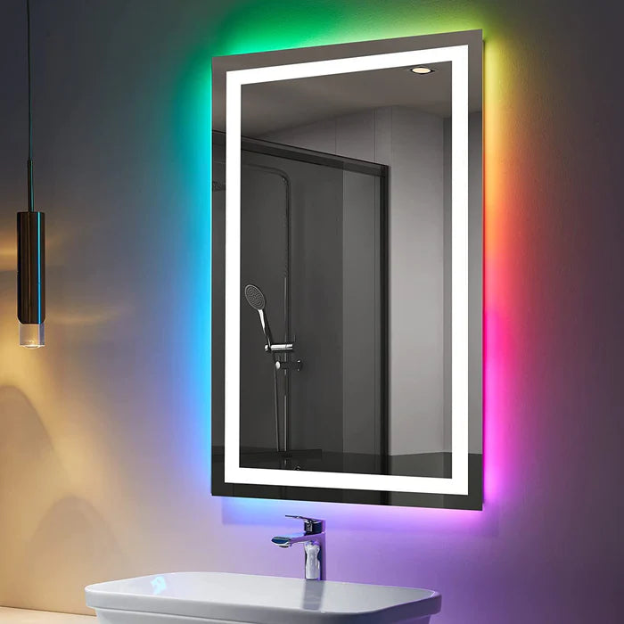 Touch Sensor LED Mirror Light – 25W, 2500 Lumens, 6500K + RGB (ML LS15)