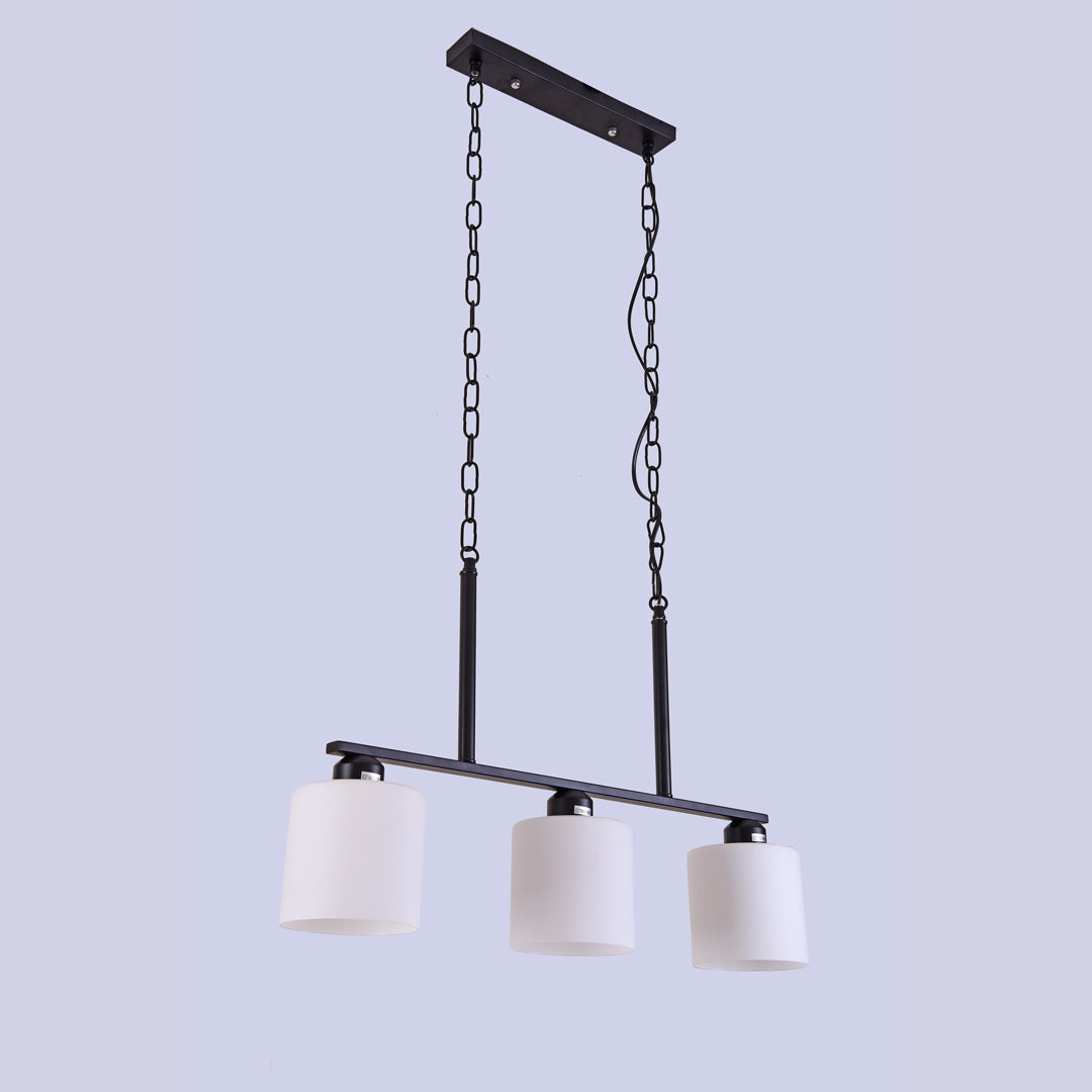 Opal Glass Cylinder Pendant Lamp (PL 6011-03)