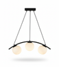Tronic Pendant Lamp - 3 Light Black & White (PL 1172-03-BK)