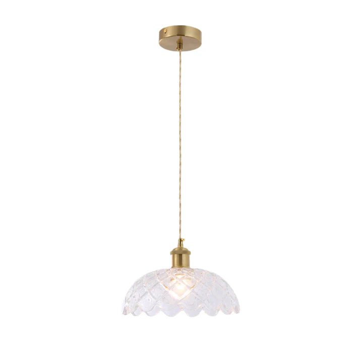 Elegant Crystal Pendant Light 1*E27 (PL 2024-04-GL-CL)