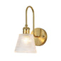 Textured Crystal-Cut Glass Wall Light (PL 2509-GL-CL)