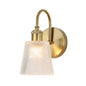 Diamond-Textured Clear Glass Wall Light (PL 2514-GL-CL)