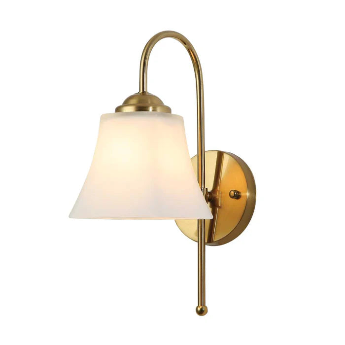 Modern Square Frosted Glass Wall Light (PL 2522-GL-WH)