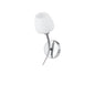 Modern Chrome Wall Lamp Sconce With Frosted Glass Shade (PL 7010-14-01-)