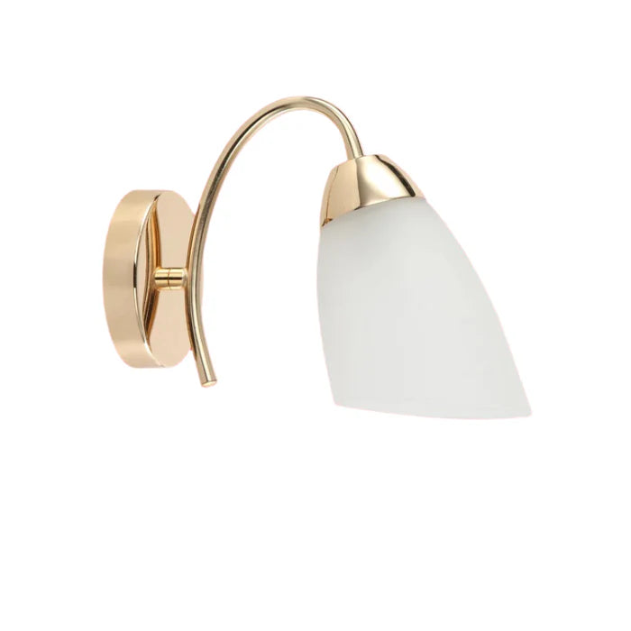 Modern Wall Light Fixture with Frosted Glass (PL 7011-27-01-)