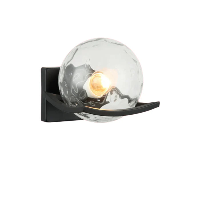 Clear Glass Globe Wall Lamp (PL 7017-27-01-)