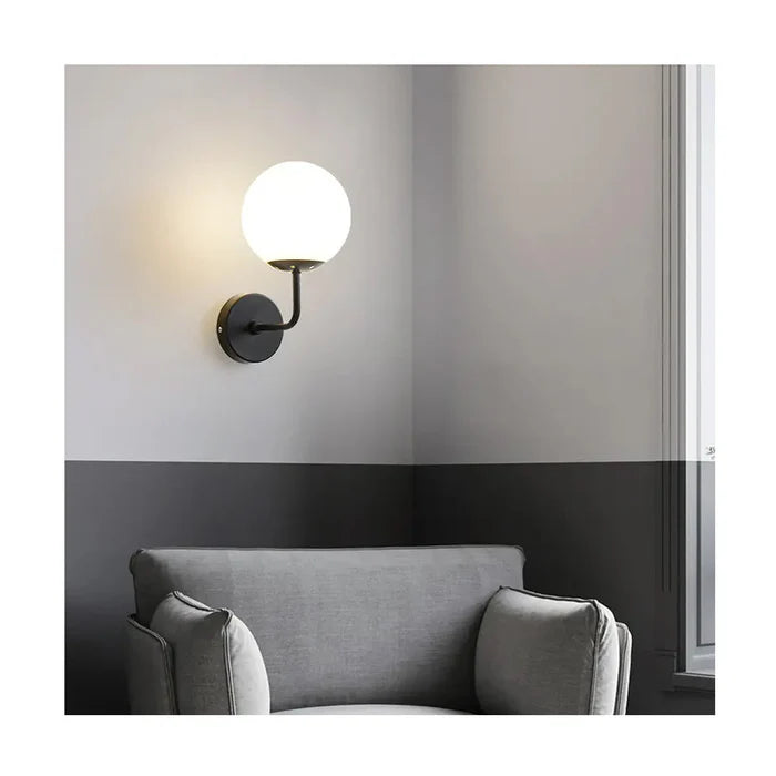 Nordic Modern Wall Lamp Luxury Glass Globe (PL 7018-27-01-)