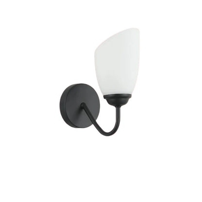 Modern Wall Light with Frosted Glass Tulip Shade (PL 7031-27-01-)