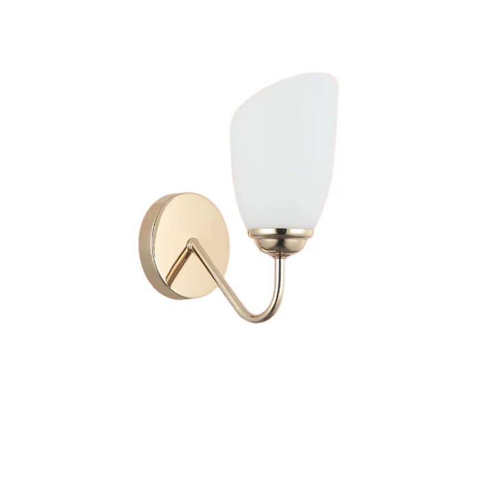 Modern Wall Light with Frosted Glass Tulip Shade (PL 7031-27-01-)