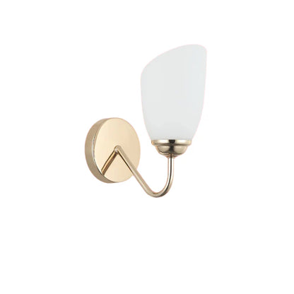 Modern Wall Light with Frosted Glass Tulip Shade (PL 7031-27-01-)