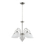 Pendant Lamp – 5-Light Black/Silver Decorative Hanging Fixture (PL 7032-27-05-)