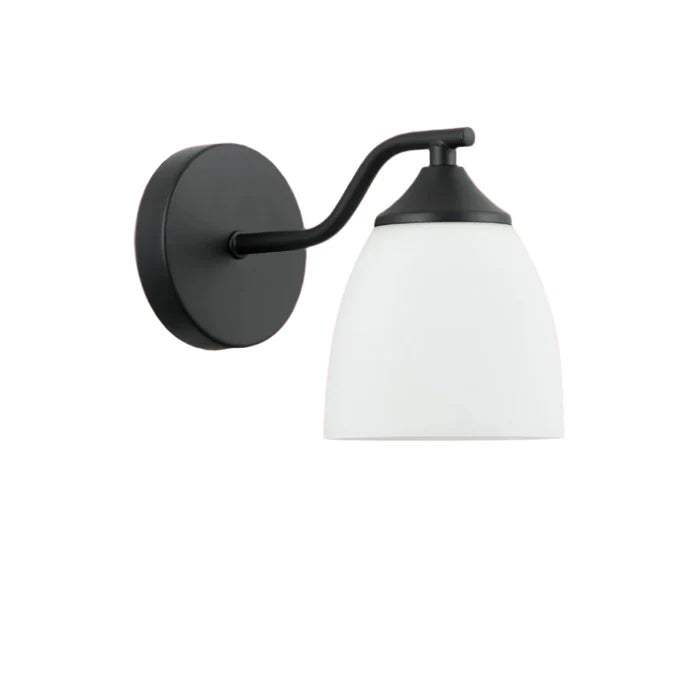Indoor Modern Matte Wall Light Sconce with Frosted Glass Shade (PL 7033-27-01-)