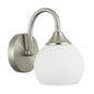 Elegant Silver/black with White Wall Lamp (PL 7037-27-01-)
