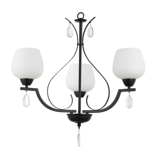 3-Light Frosted Glass Pendant (PL 7039-27-03-)