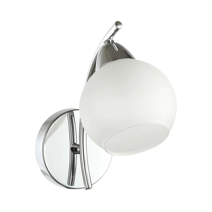 Silver & White Wall Lamp (PL 7043-27-01-SI)