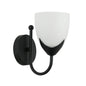 Elegant Silver/Black and White Wall Lamp (PL 7047-27-01-)