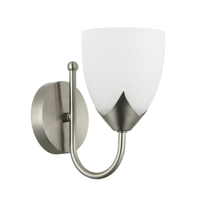 Elegant Silver/Black and White Wall Lamp (PL 7047-27-01-)