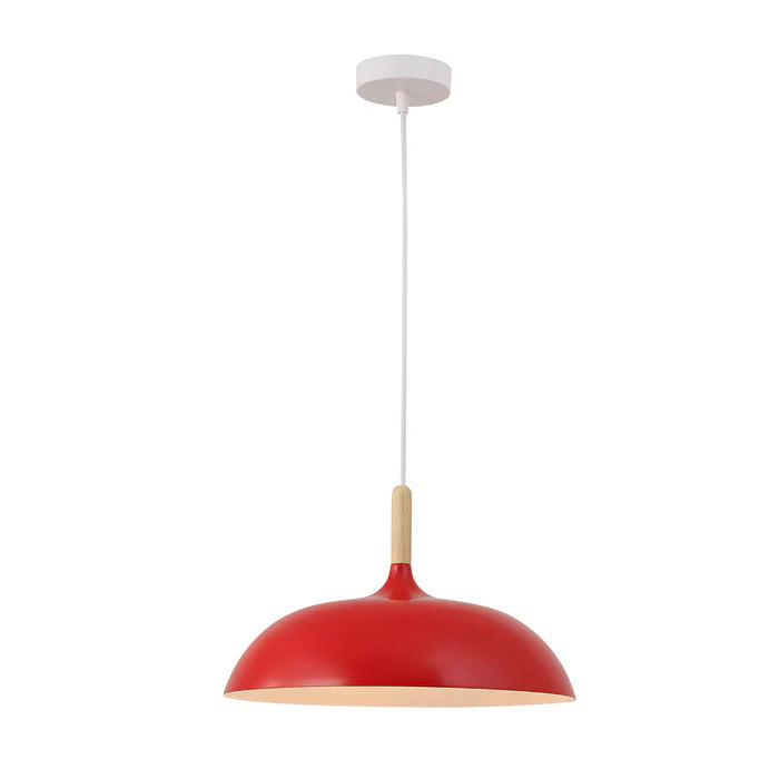 Modern Red Dome Ceiling Light (PL 7684-RD)
