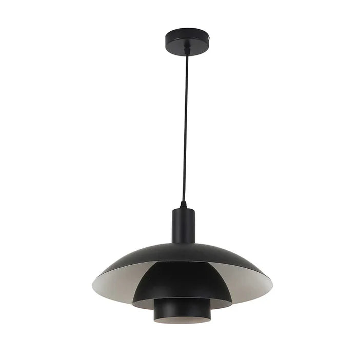 Modern Scandinavian Black Dome Pendant Light (PL 7911-01-BK)