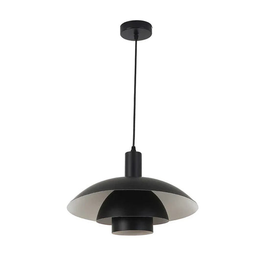 Modern Scandinavian Black Dome Pendant Light (PL 7911-01-BK)