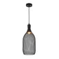 Industrial Black Mesh Pendant Light (PL 7914-01-BK)