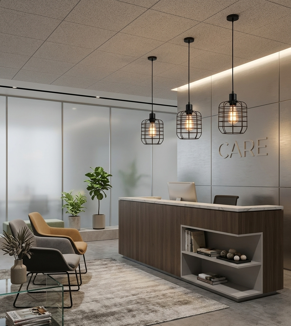 E27 Pendant Lamp - Black Metal Cage (PL 7916-BK)