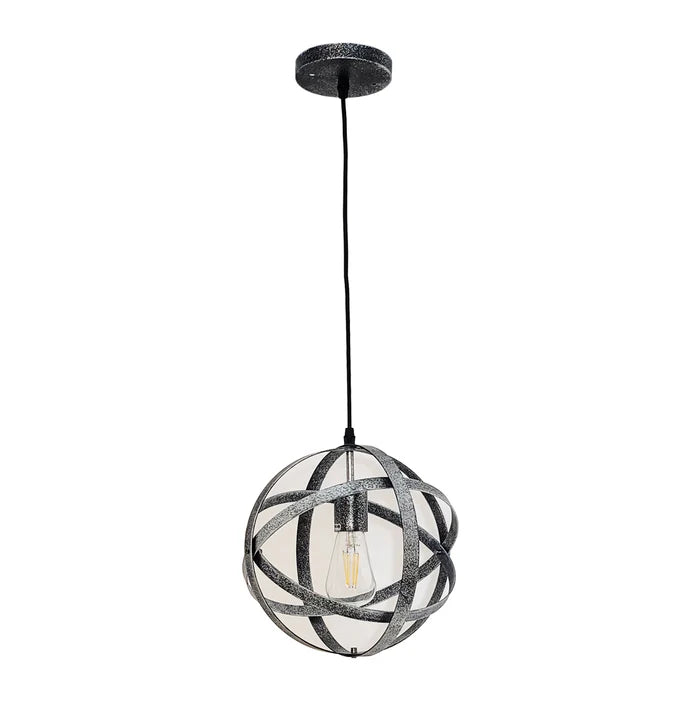 Pendant Lamp with E27 Holder - Iron Frame, IP20 Rated (PL 8117-)