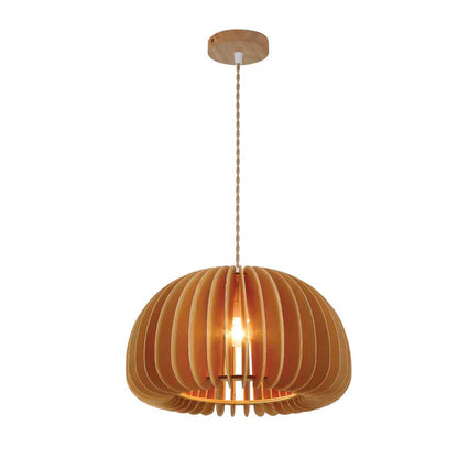 Elegant Wooden Dome Pendant Light (PL WD25-04)
