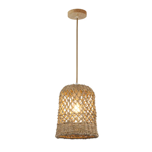 Natural Woven Seagrass Pendant Lamp (PL WD25-23)