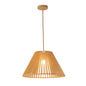 Wood Pendant Lamp – Conical Shade Design (PL WD25-33)